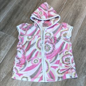 JUICY TERRY ZIP-UP TOP